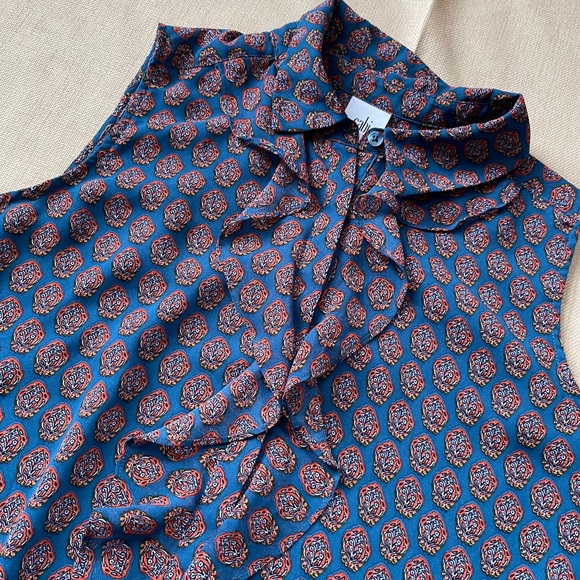CAbi # 3275 Kyoto Blossom Medallion Reign Blouse - Picture 8 of 10
